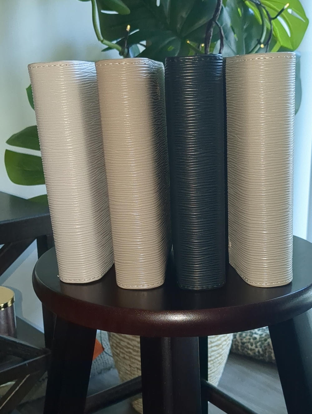Set of Four A6 Saffiano Binders